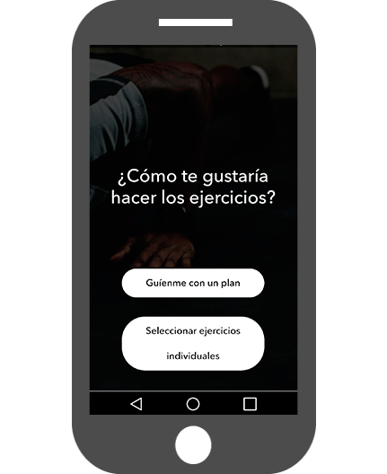 Rutinas personalizadas en Sworkit