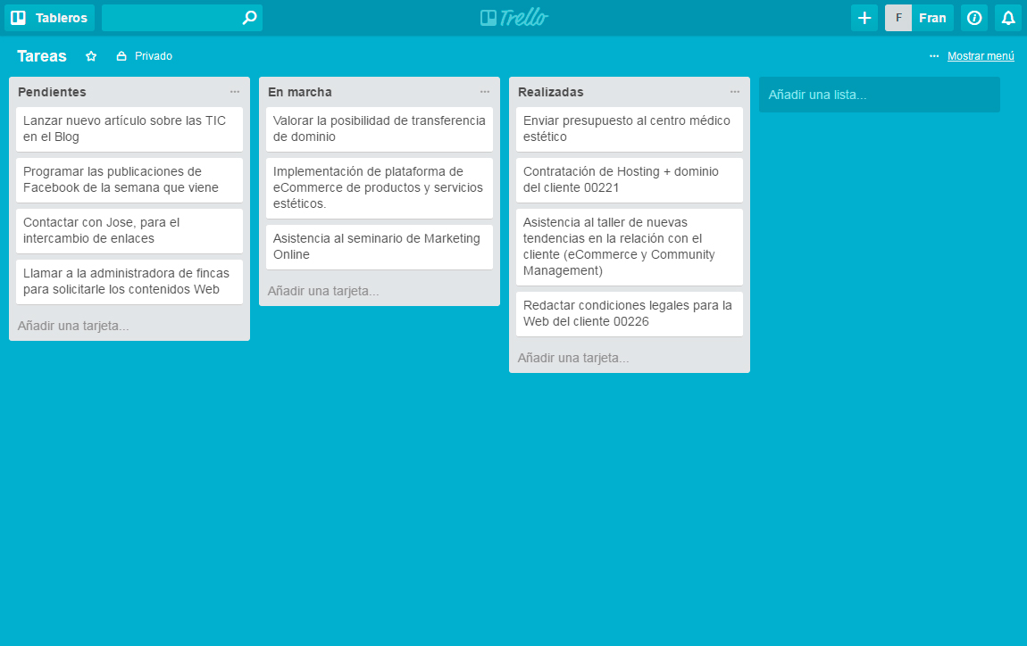 Tablero Trello